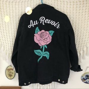Au Revoir Rose Denim Valfré Jacket